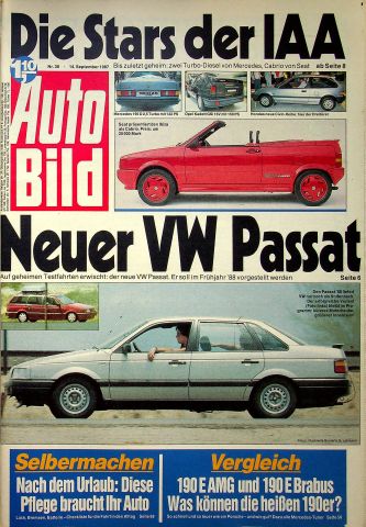 Deckblatt Auto Bild (38/1987)